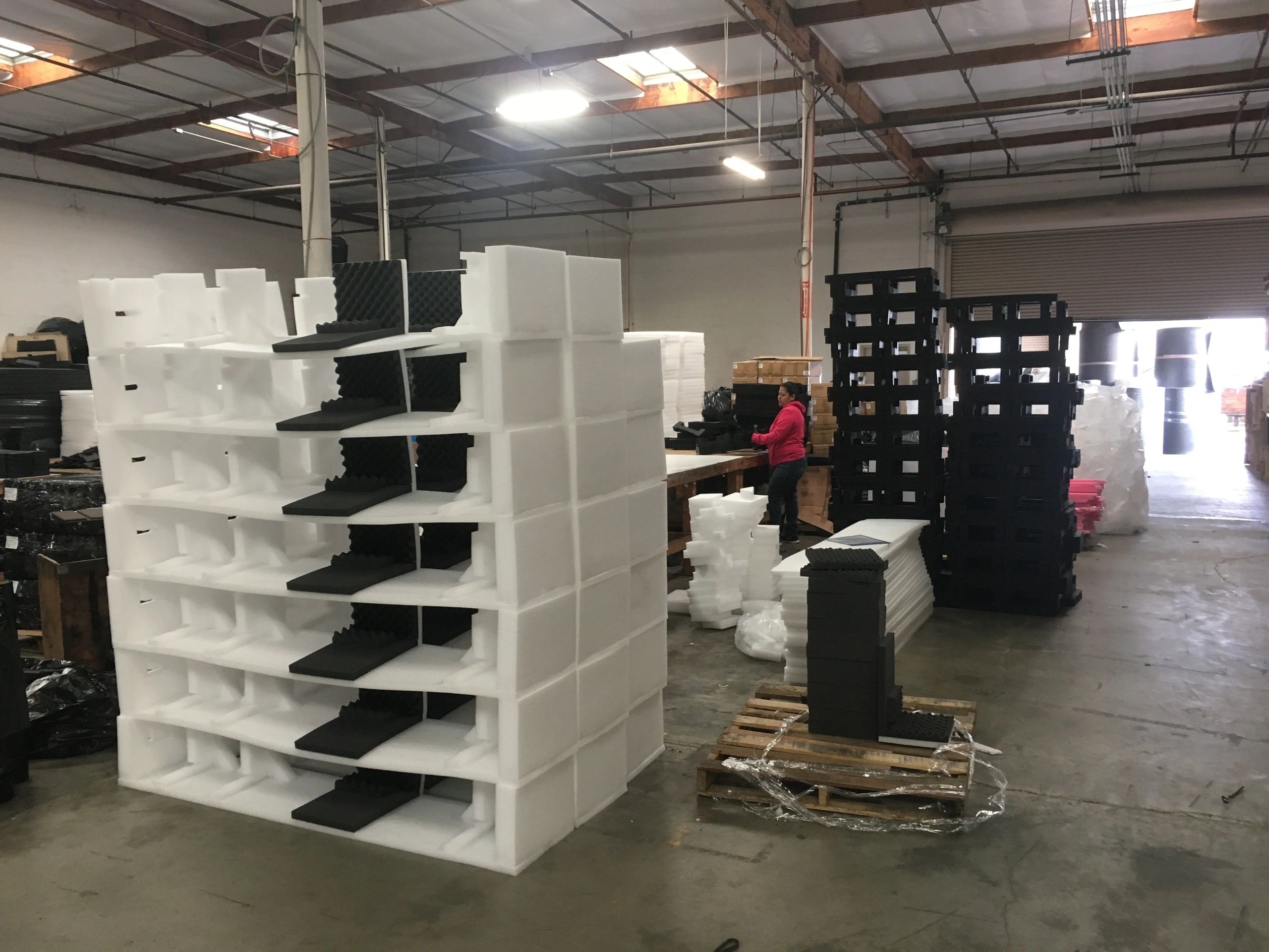 Warehouse modular display units